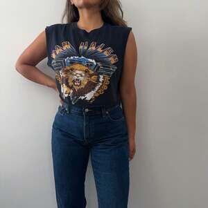 VAN HALEN 2008's T-shirt Sz M Anvil Blue